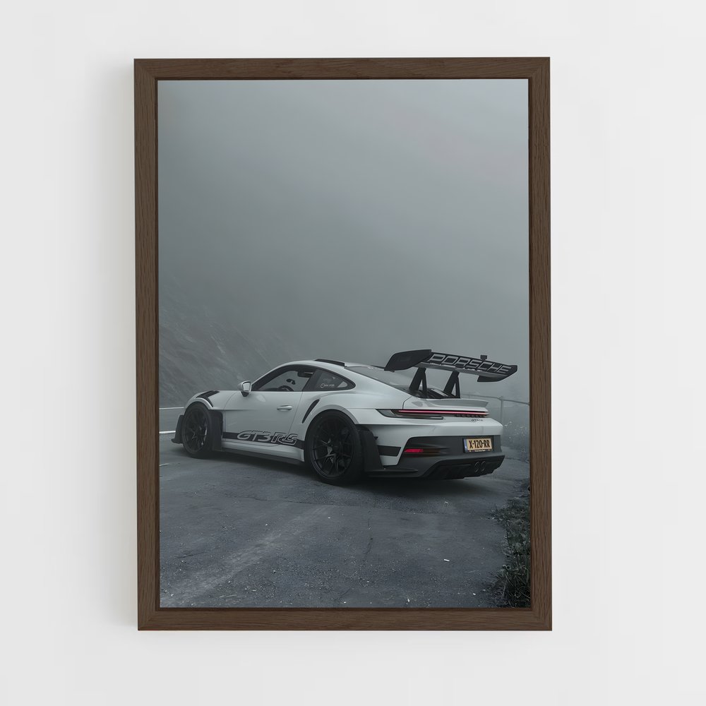 Poster Performance Blanche – affiche Porsche (vue 5)